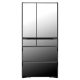 Tủ lạnh Hitachi R-WX74K mặt đen gương, có ngăn hút chân không