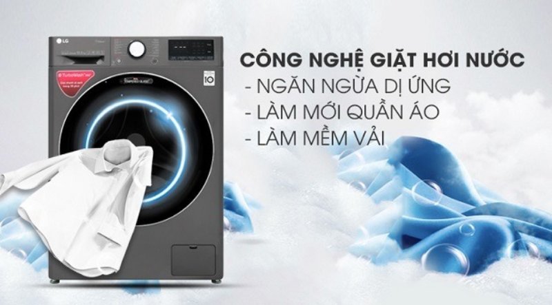 Công nghệ giặt hơi nước là gì? Ưu điểm của công nghệ giặt này như thế nào?