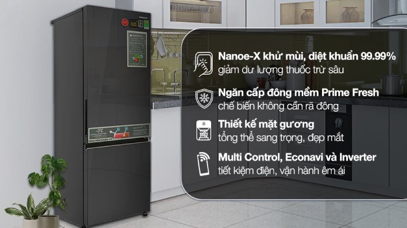 Giới thiệu tổng quan về các model của dòng tủ lạnh Panasonic