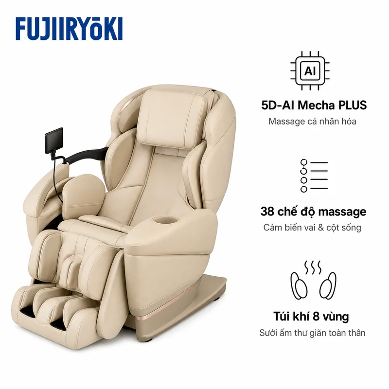 Ghế massage Nhật bản Fujiiryoki Cyber Relax AS-R2200