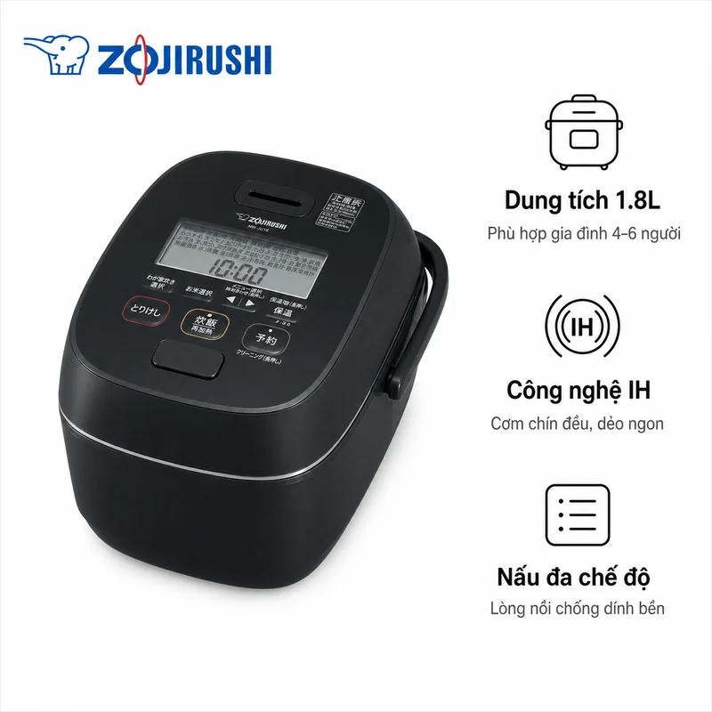 Nồi cơm điện tách đường nội địa nhật Zojirushi NW-CH18E2