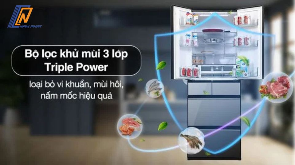 Tủ lạnh Hitachi R-H54T-S