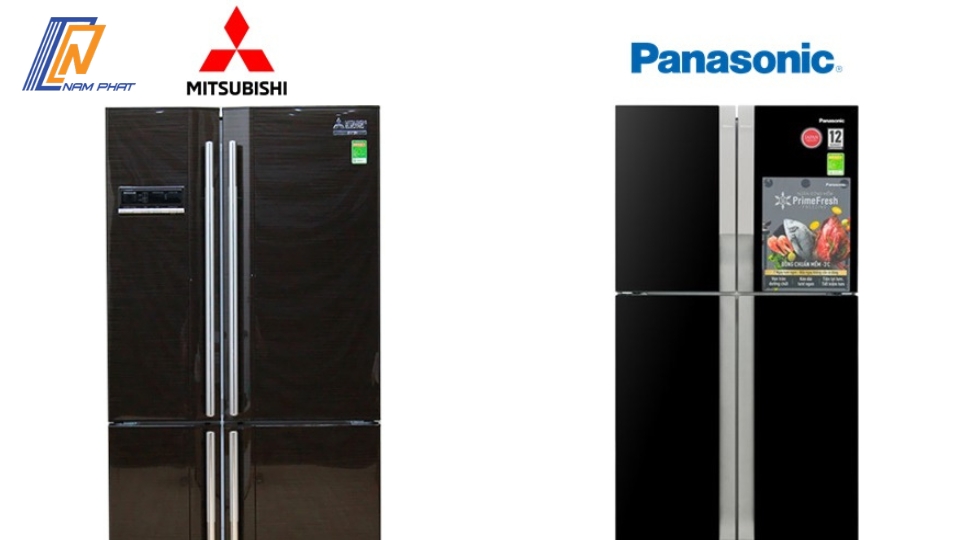 so sánh tủ lạnh Mitsubishi và Panasonic