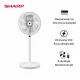 Quạt Sharp PJ-S3DS-W tạo ion Plasma khử mùi nội địa Nhật