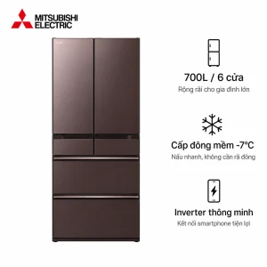 Tủ lạnh Mitsubishi MR-WXD70K-XT 700L Hàng Nội Địa Nhật