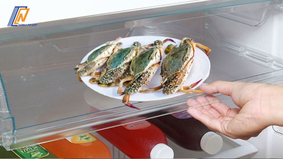 cách bảo quản cua sống trong tủ lạnh
