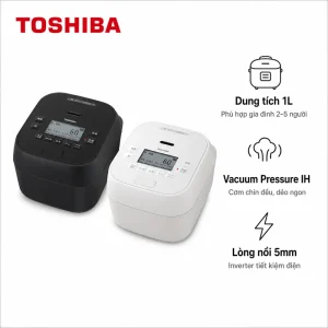Nồi cơm Toshiba RC-10HWG 1 lít hai màu đen, trắng