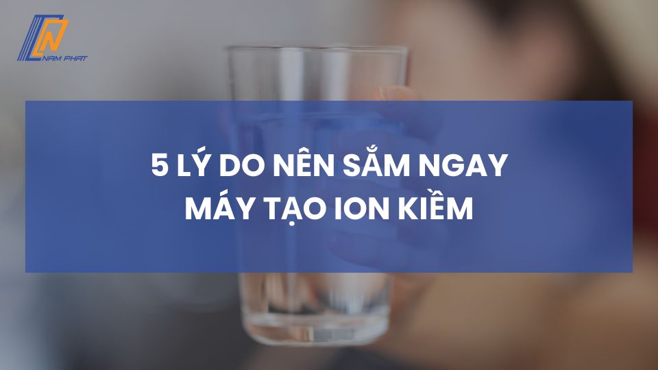 5 Lý Do Nên Sắm Ngay Máy Tạo Ion Kiềm