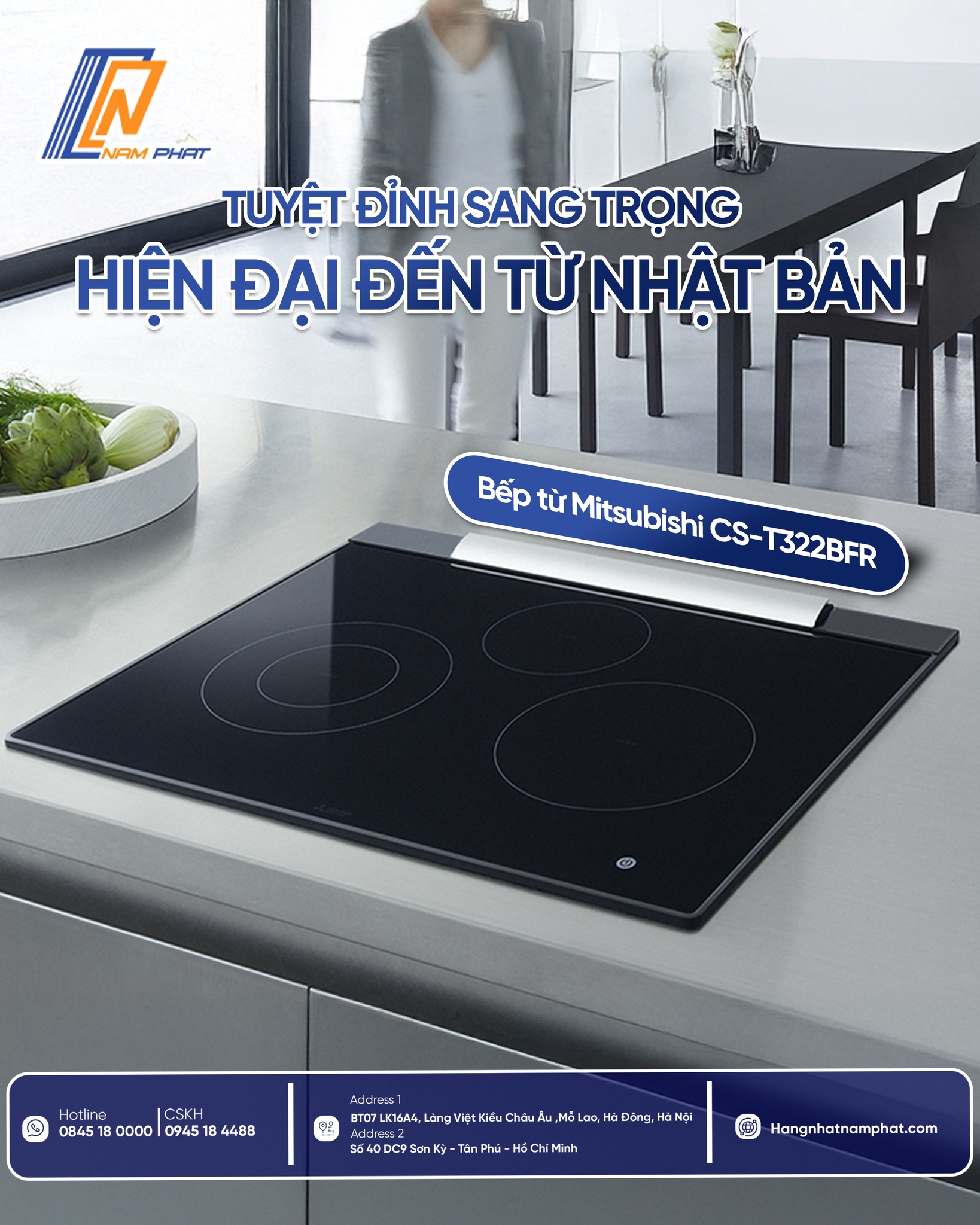 Bếp từ Mitsubishi CS-T322BFR