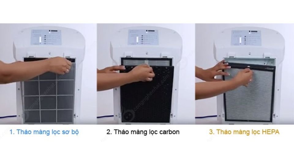 Cách vệ sinh máy lọc không khí