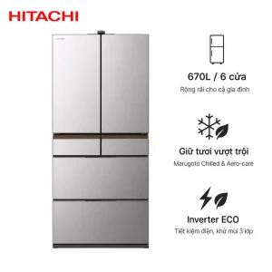 Tủ lạnh Hitachi R-GXCC67X Nội Địa Nhật mới nhất 2025