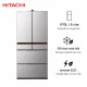 Tủ Lạnh 6 Cánh Hitachi R-GXCC67X 670L Mặt Thép Chống Bám Vân Tay Nội Địa Nhật