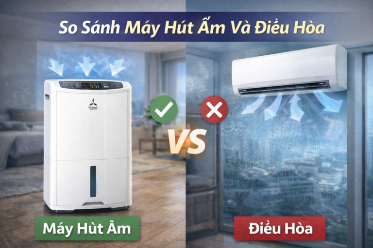 So sánh máy hút ẩm và điều hòa