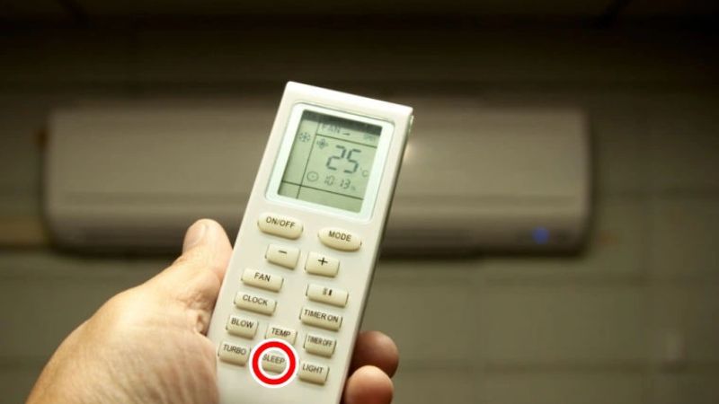 Bật điều hòa 