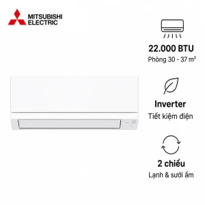 Điều hòa Mitsubishi MSZ-GV5625-W 22.000 BTU Inverter 2 chiều