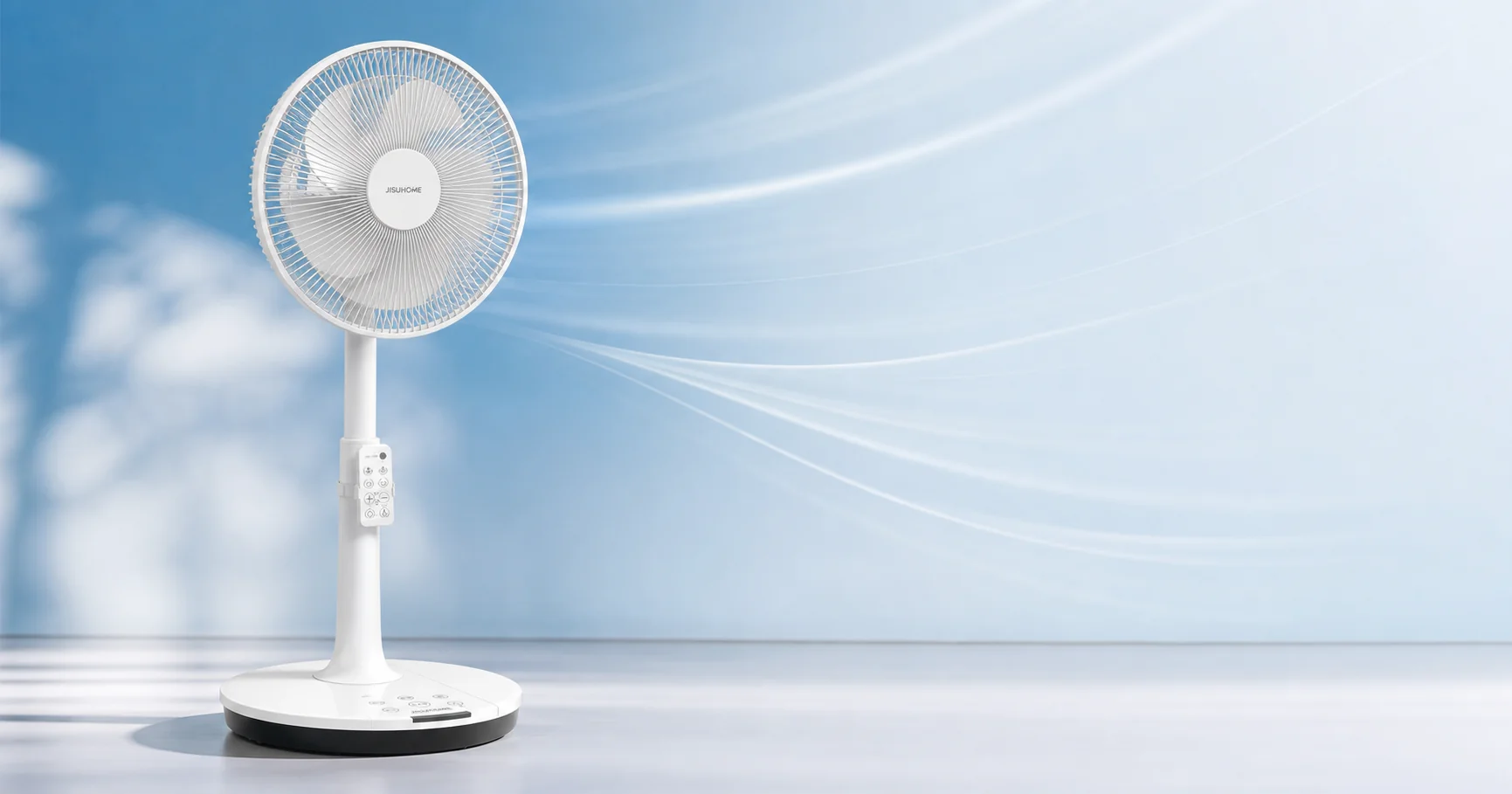 Quạt Jisuhome MH-F2601-W đối lưu 3D làm mát đều phòng