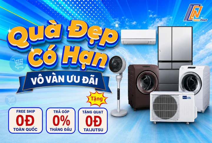 Banner ưu đãi tháng 8 của Hàng Nhật Nam Phát