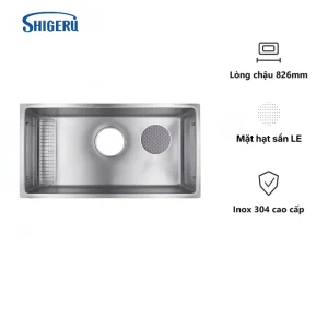 Chậu 1 hố Shigeru LE JSL-K FS