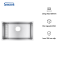 Chậu 1 hố Shigeru JSL-K FS lòng rộng 826 mm bằng inox 304