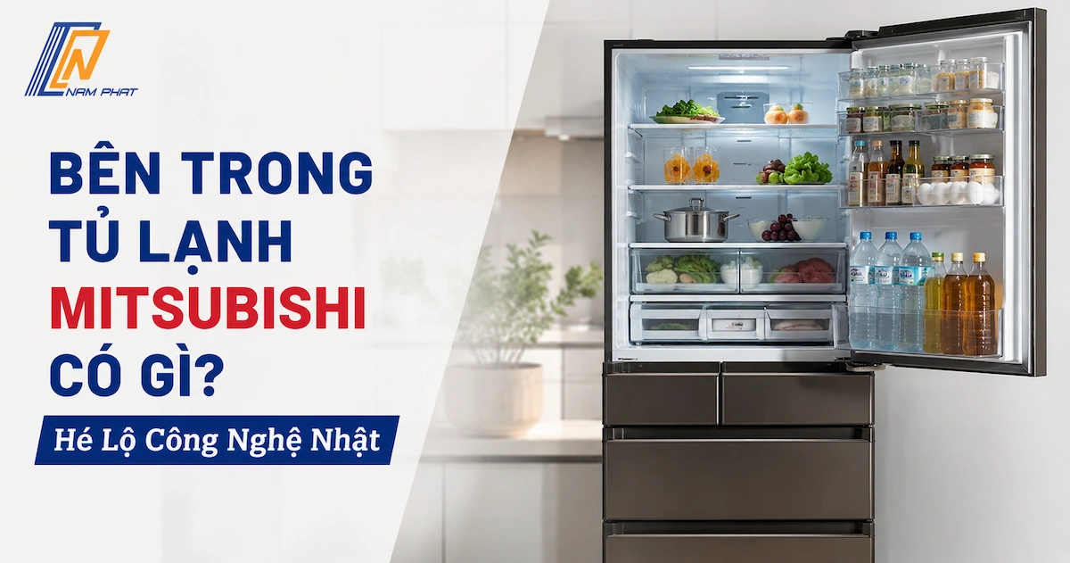 Bên Trong Tủ Lạnh Mitsubishi Có Gì? Hé Lộ Công Nghệ Nhật