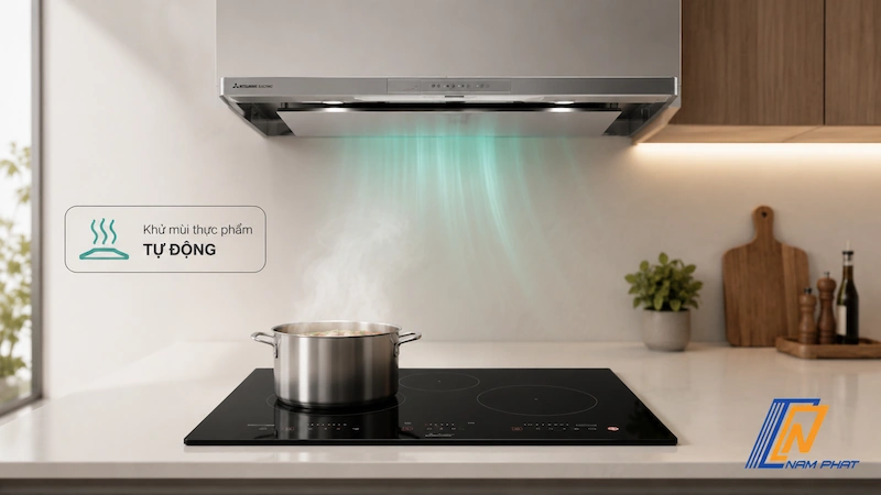 Khử mùi thực phẩm tự động mang lại sự tiện nghi trong căn bếp gia đình