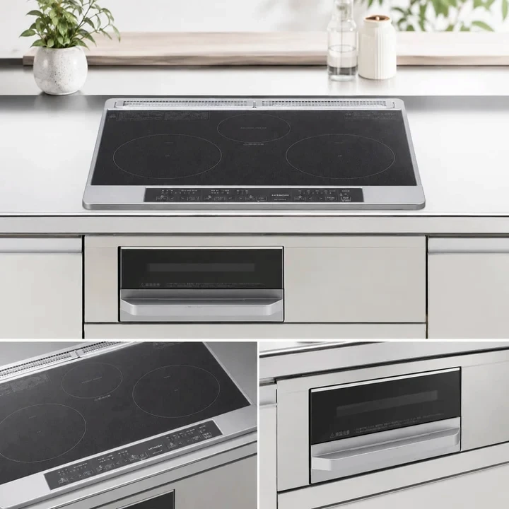 Bếp từ Hitachi HT-SK6AS 3 vùng nấu