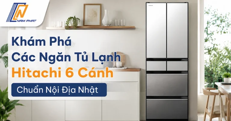 Hướng dẫn sử dụng và chức năng các ngăn tủ lạnh Hitachi 6 cánh