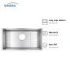 Chậu 1 hố Shigeru LE JSL-K 2F FS lòng chậu dài rộng bằng inox 304