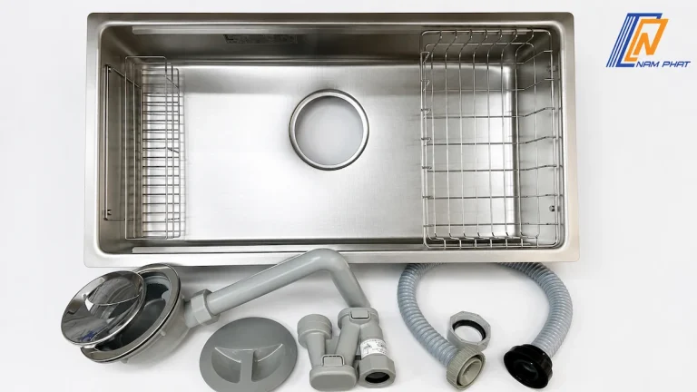 Chậu 1 hố Shigeru LE JSL-K 2F FS thiết kế rộng sâu cho căn bếp hiện đại