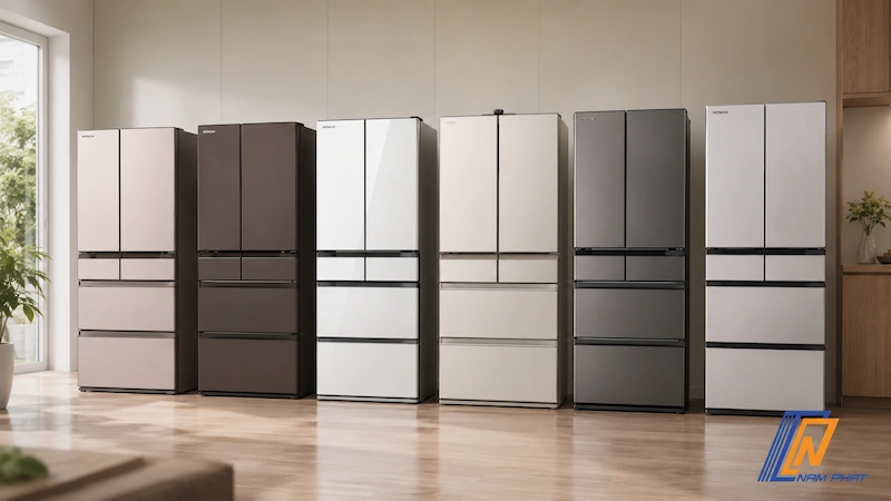 Showroom Hàng Nhật Nam Phát trưng bày các dòng tủ lạnh Nhật Inverter