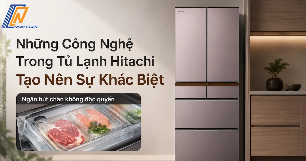 Những Công Nghệ Trong Tủ Lạnh Hitachi Tạo Nên Sự Khác Biệt