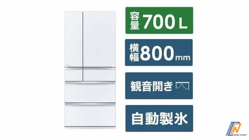 Thiết kế 6 cửa màu trắng mặt gương kính nhám chống bám vân tay