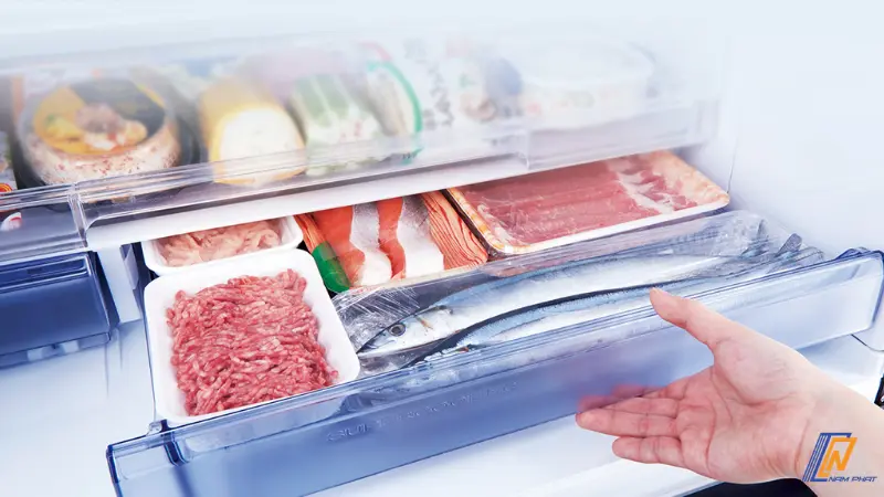 Ngăn đông mềm Shun Reito bảo quản thực phẩm cắt thái được ngay