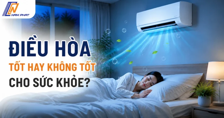 Người dùng thư giãn ngủ sâu trong không gian mát mẻ sạch sẽ từ điều hòa