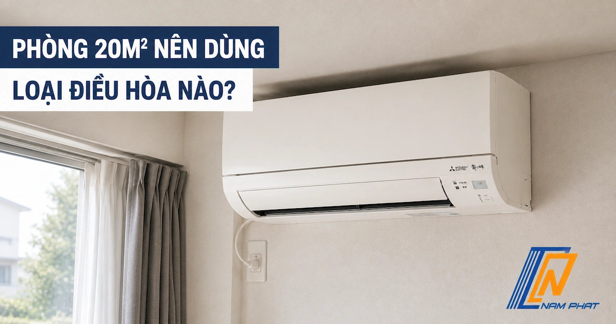 Dàn lạnh điều hòa nội địa Nhật Mitsubishi lắp phòng ngủ