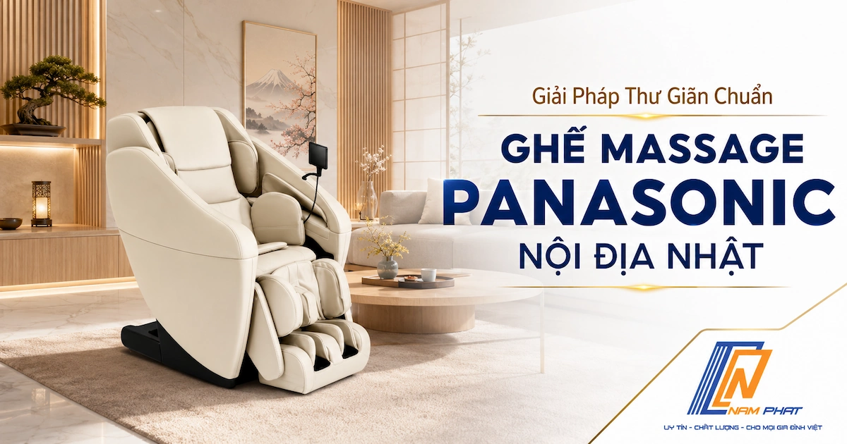 Ghế massage Panasonic EP-MA120 nội địa Nhật Bản tại Nam Phát.