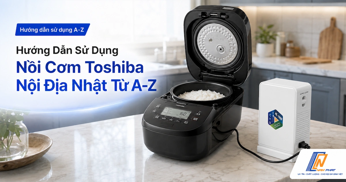 Hướng dẫn sử dụng nội cơm Toshiba nội địa Nhật dòng RC tại Việt Nam.