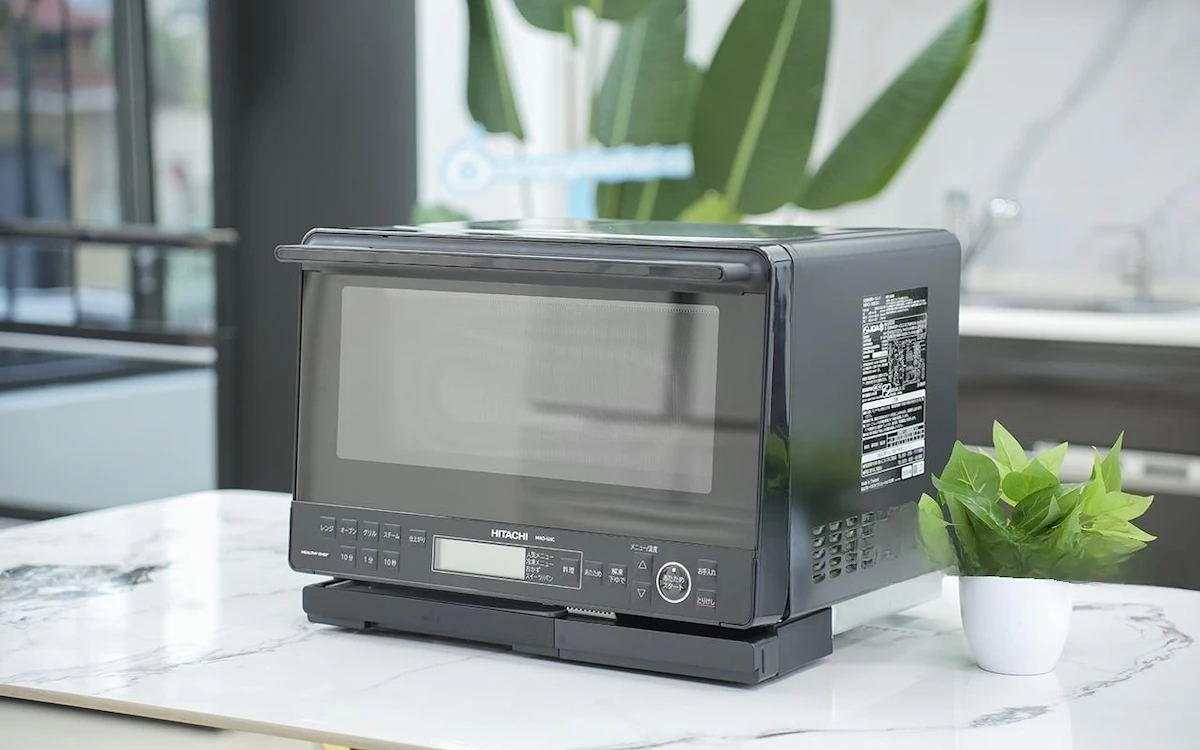 Khoang lò phẳng vi sóng 3D Hitachi MRO-S8C - thiết kế kim cương không đĩa quay dung tích 31L