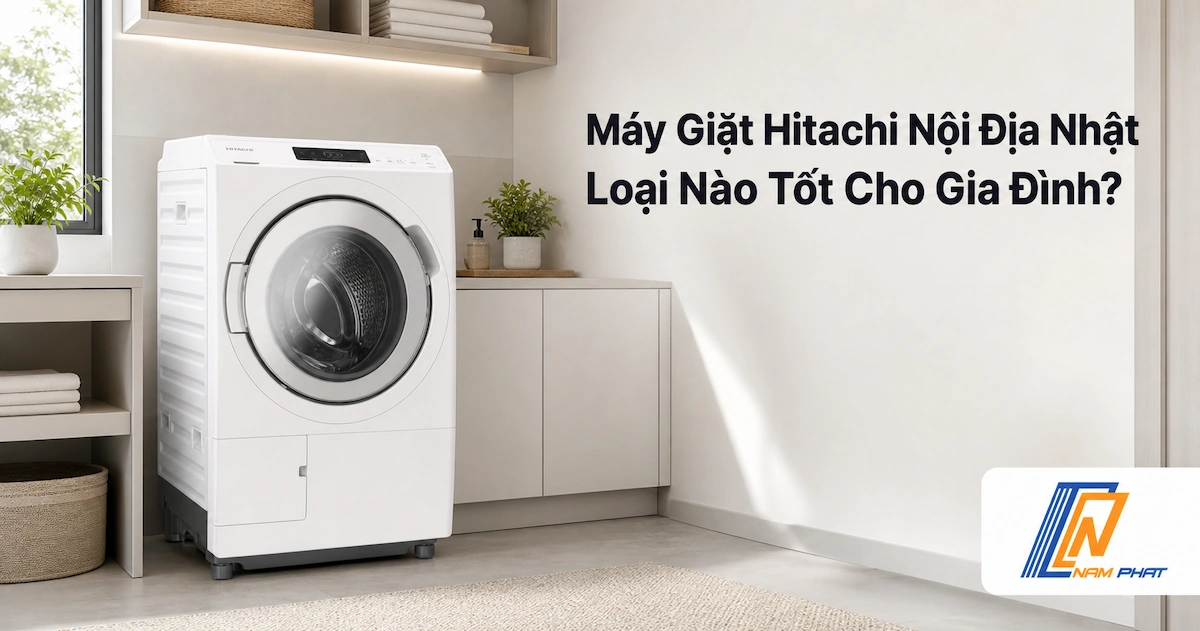 Máy Giặt Hitachi Nội Địa Nhật Loại Nào Tốt Cho Gia Đình?
