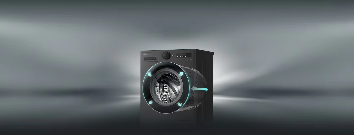 Máy giặt LG phù hợp chung cư và không gian nhà hiện đại.