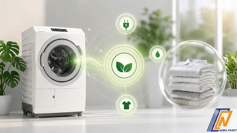 Công nghệ cảm biến Econavi thông minh giúp tiết kiệm điện nước tối ưu