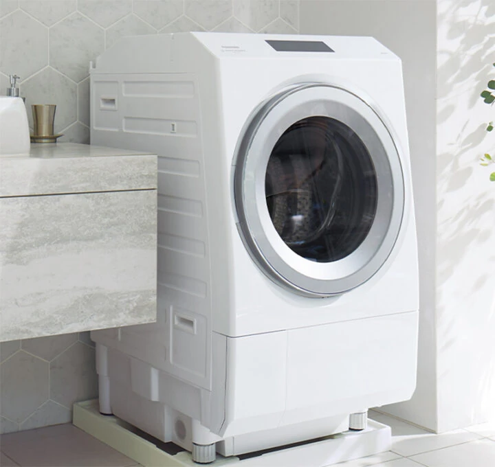 Mặt trước máy giặt Toshiba TW-127XM3L-W thiết kế hiện đại