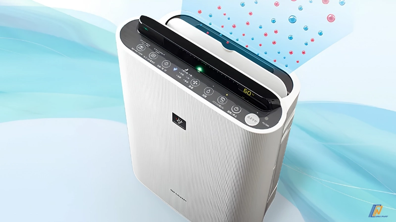 Máy lọc không khí Nhật lọc bụi mịn khử mùi và tạo ẩm.