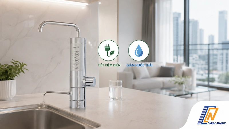 Giải pháp lọc nước tiết kiệm điện và nước thải cho căn hộ chung cư