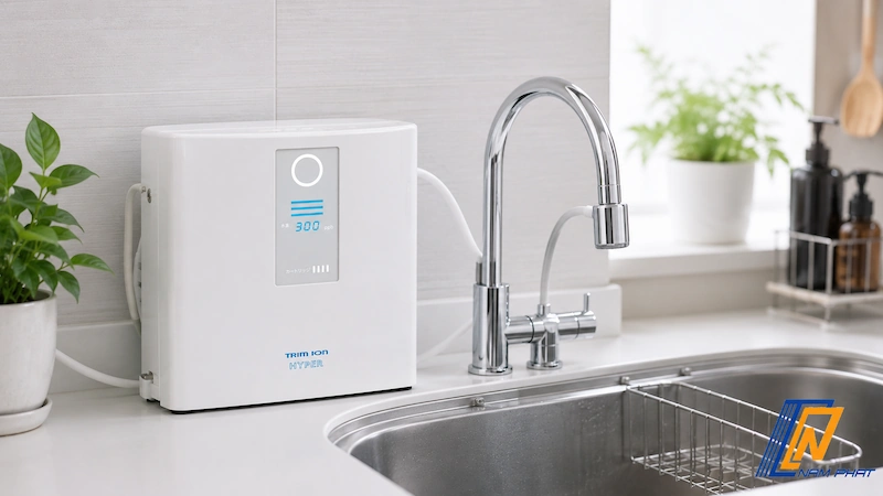 Máy lọc nước Trim Ion Hyper thiết kế nhỏ gọn trên bồn rửa