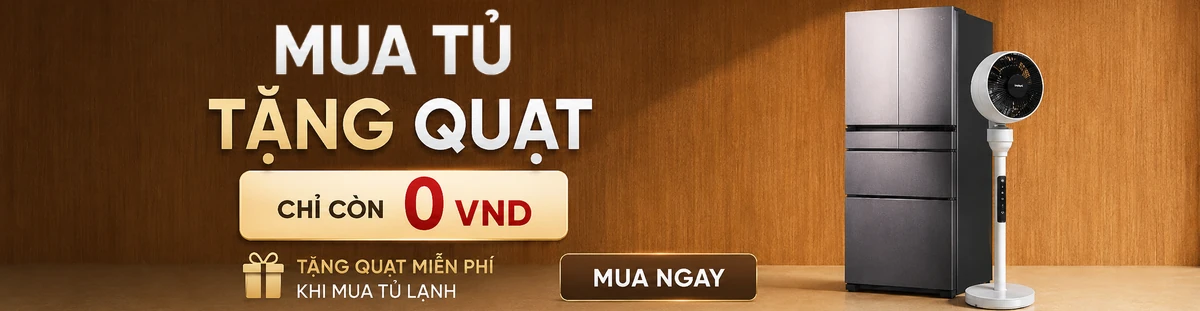 Mua tủ tặng quạt