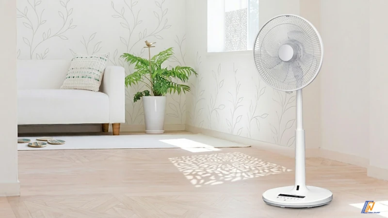 Quạt điện Nhật nội địa Made in Japan cho phòng ngủ và phòng khách.