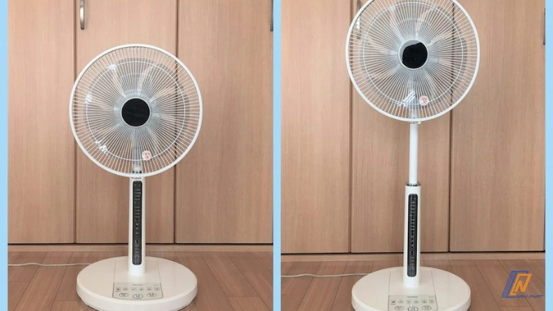 Quạt Hitachi HEF-130R và HEF-200R là các dòng quạt đứng Nhật được quan tâm.