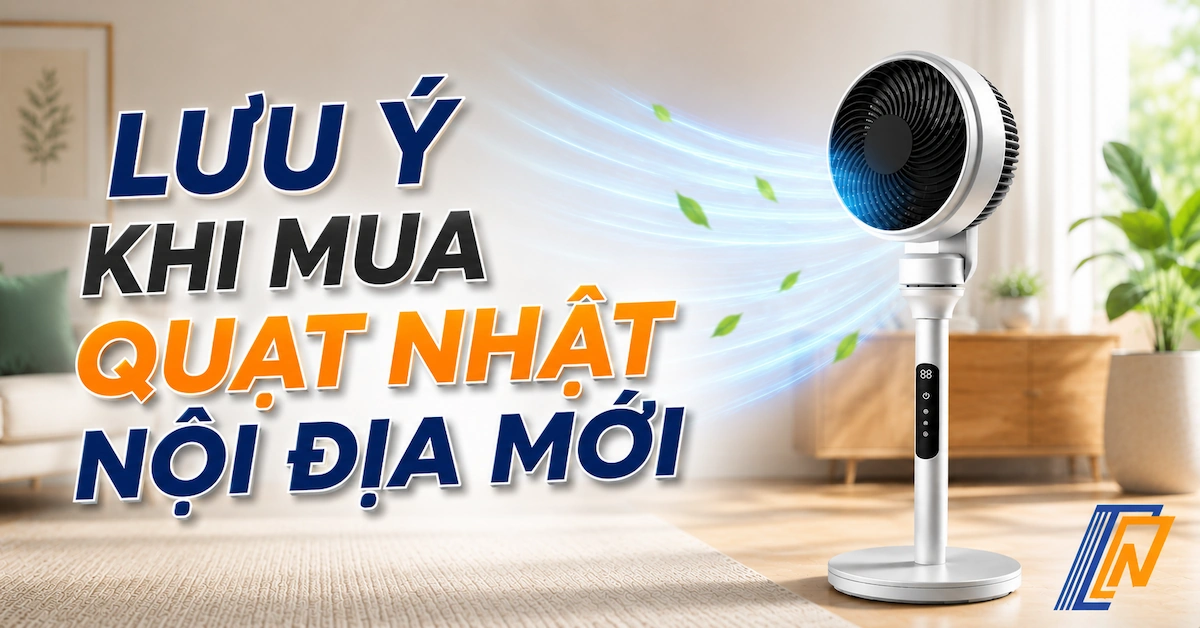 Các tính năng nổi bật của quạt Nhật nội địa mới sử dụng động cơ DC