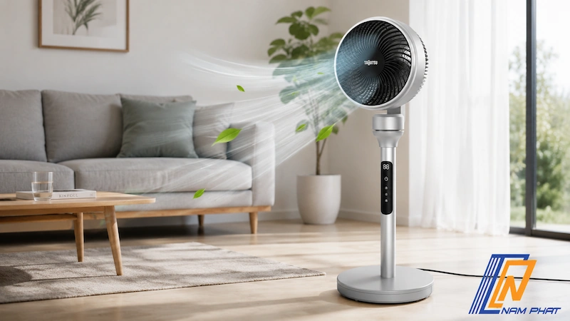 Quạt tuần hoàn đối lưu 3D Taijutsu FS W2000GT động cơ DC